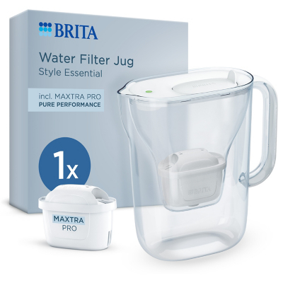 Brita White Filter Jug Style Inc. 1 X Cartridge