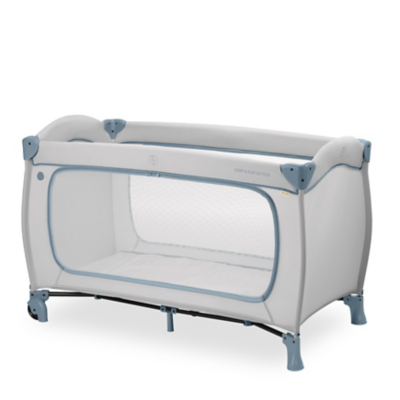 Hauck Sleep N Play Go Plus Travel Cot - Dusty Blue