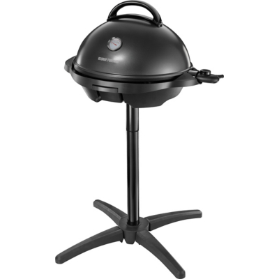 George Foreman Indoor/Outdoor 22460 Health Grill - Silver / Black