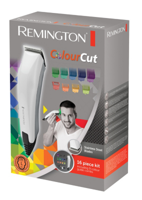 remington colour cut hair clippers asda