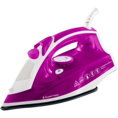 George Russell Hobbs 23064 Supreme Steam Traditional Iron - Pink