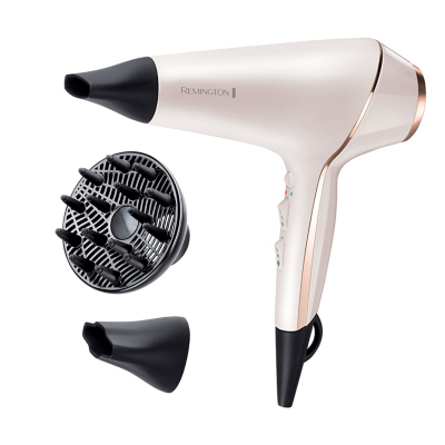 Remington PROluxe Hair Dryer With 3 Accessories - White / Rose Gold