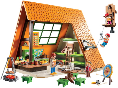 playmobil 6887 summer fun camping lodge