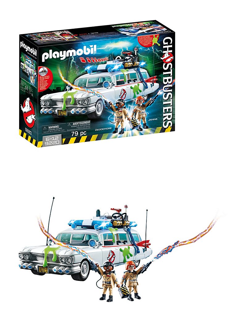 PLAYMOBIL 9220 Ghostbusters™ Ecto-1 with Lights and Sound, Toys &  Character