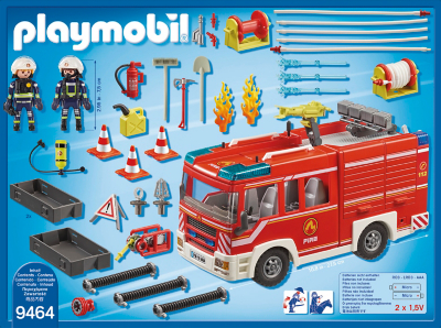 playmobil fire engine asda