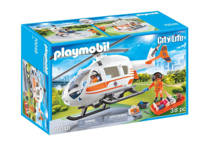 playmobil medical helicopter