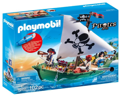 playmobil pirate ship 6678 asda