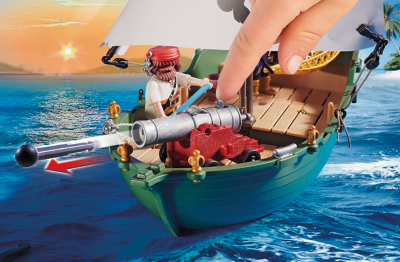 playmobil pirate ship 6678 asda