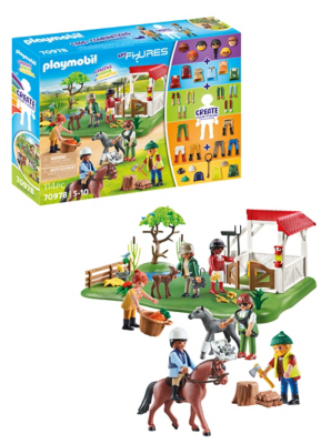 PLAYMOBIL 70978 My Figures Horse Ranch Toys & Character at ASDA
