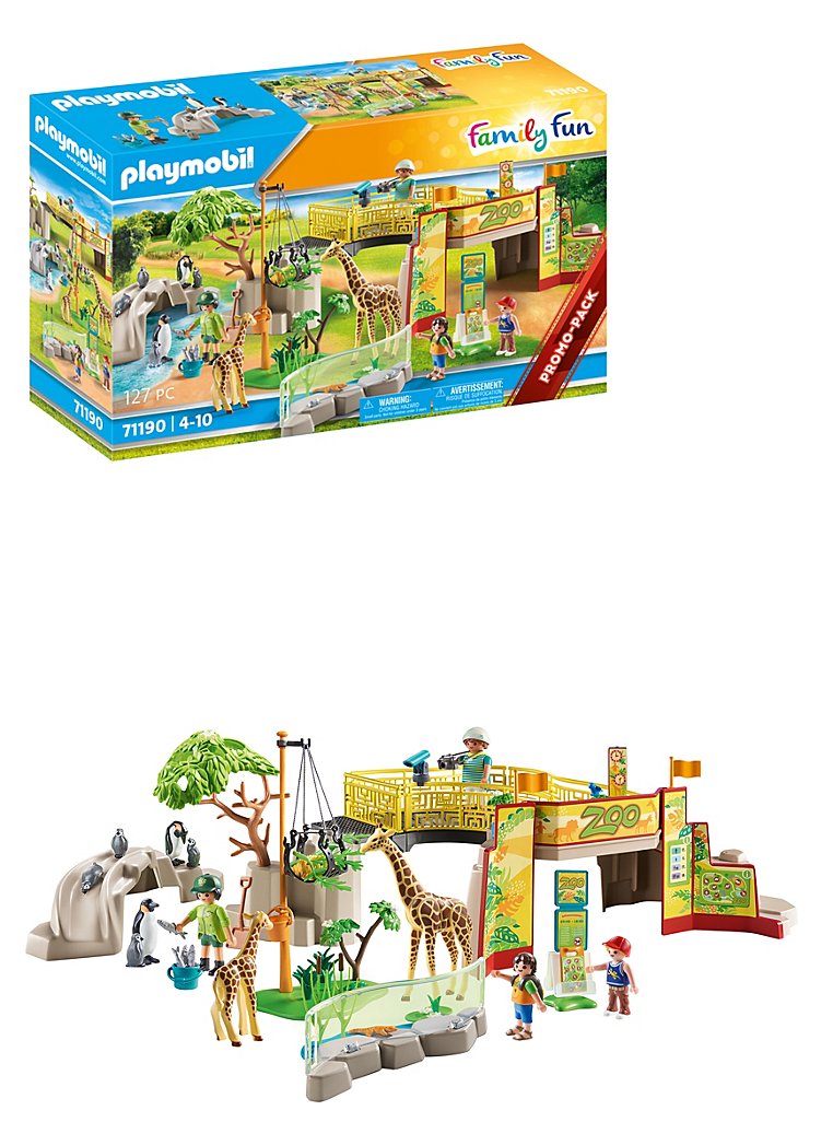 PLAYMOBIL 71190 Family Fun Experience Zoo, Toys & Character