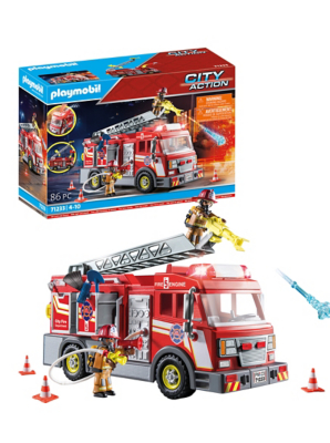 PLAYMOBIL 71233 City Action Rescue Fire Truck | Toys & Character ...