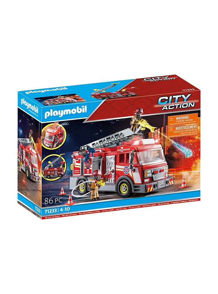 PLAYMOBIL 71233 City Action Rescue Fire Truck | Toys & Character