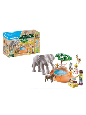 Playmobil 71294 Wiltopia Elephant At The Water Hole Toys