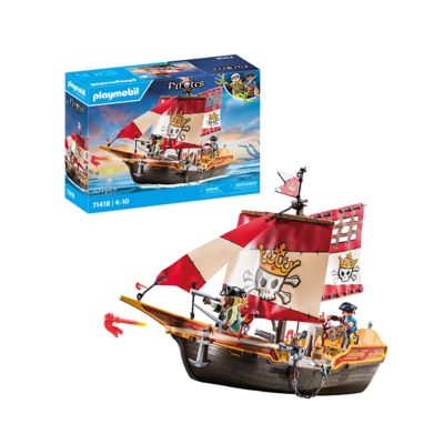 PLAYMOBIL 71418 Pirates: Pirate vs. Deeper - Pirate Vessel