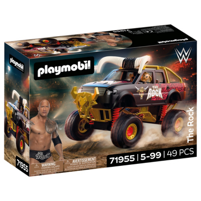 Playmobil Wwe The Rock Monster Truck, Multi