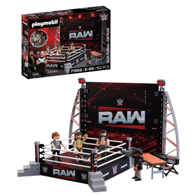 Playmobil Wwe Raw Ring Collectors Set, Multi