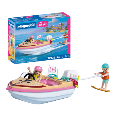 Playmobil Barbie Adventure Boat - 72122 Playset | Size: 1 Pack