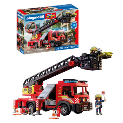 Playmobil Fire Ladder Truck, Multi
