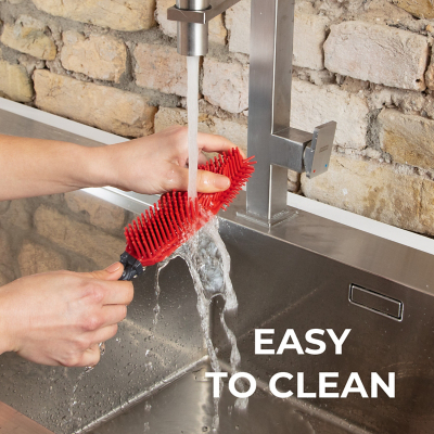 Vileda Pet Pro Electrostatic Brush - Removes Pet Hair From Furniture, Car Seats, Washable