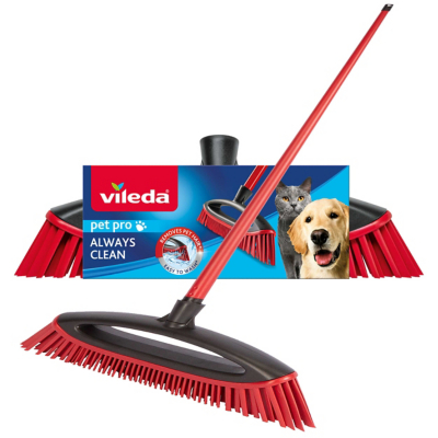 Vileda Pet Pro Rubber Broom 174000