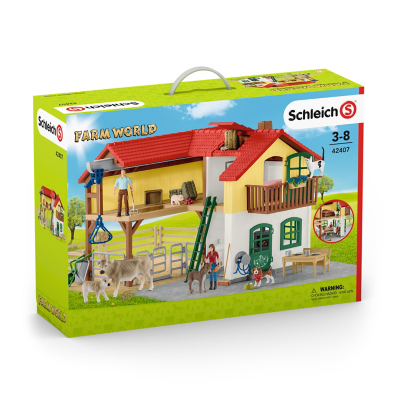 wooden farm set asda