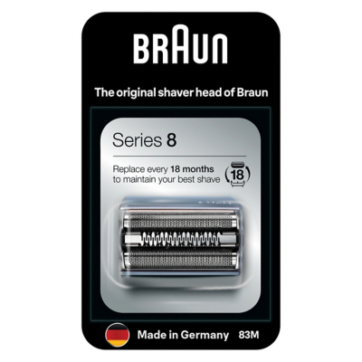 Braun Silver Series 8 83M Shaver Head Replacement