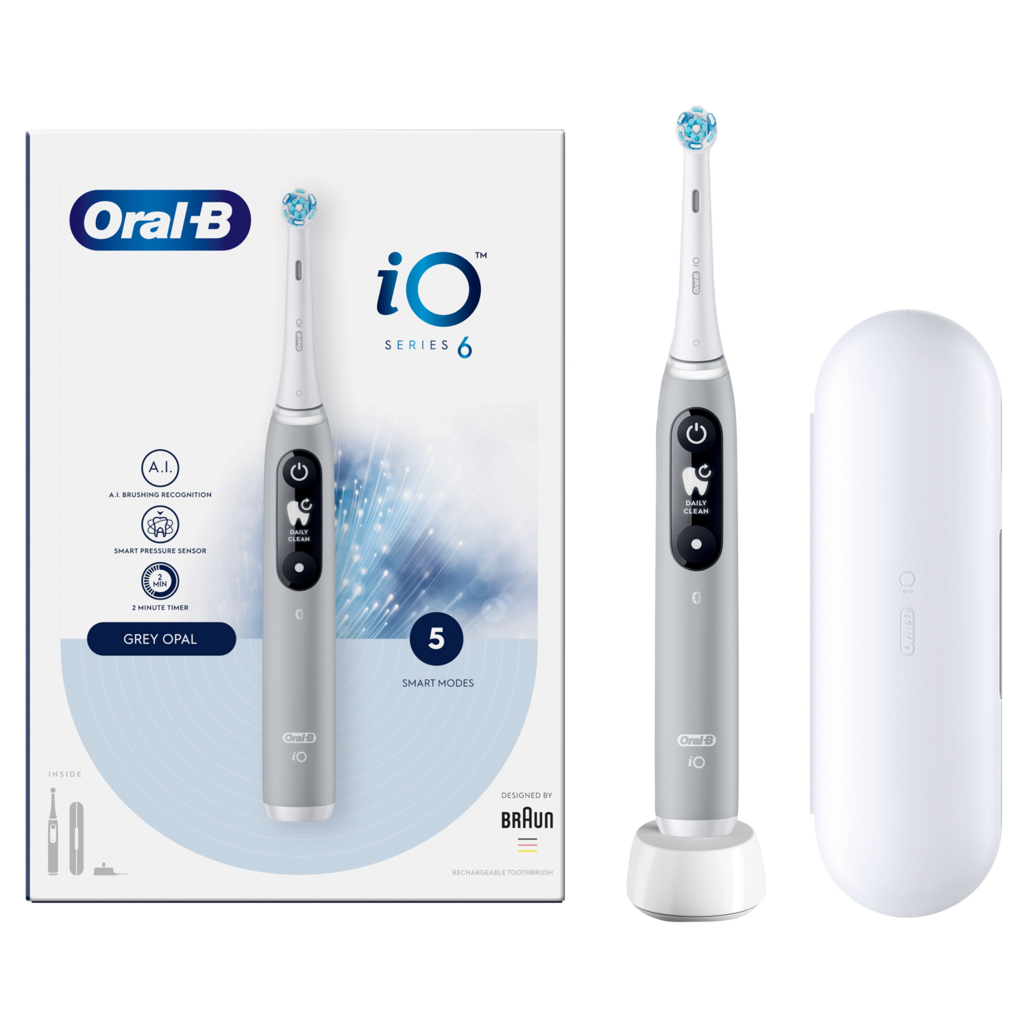 Oral-B Grey Io 6 Electric Toothbrush - Image 12