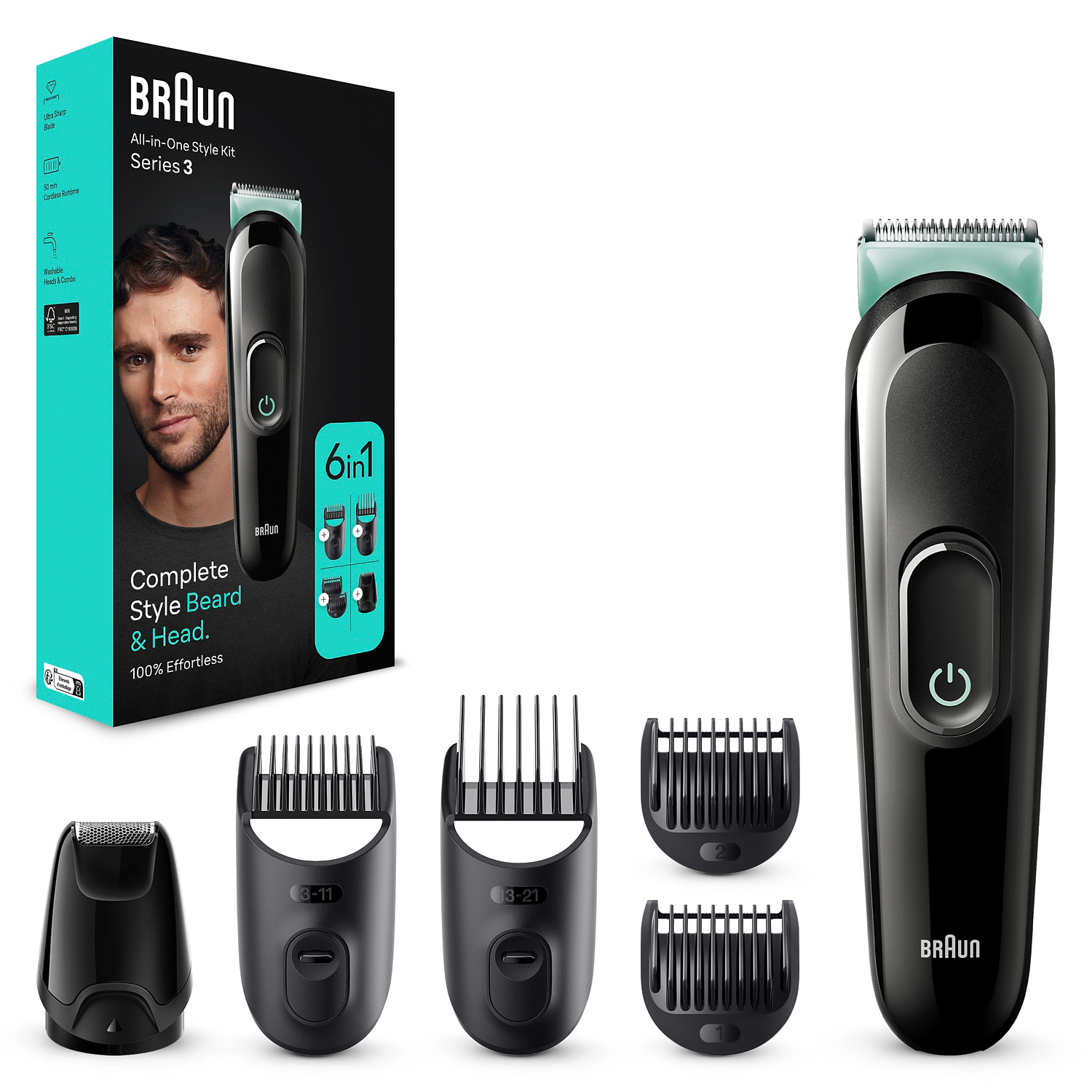 Braun Black All-In-One Style Kit Series 3