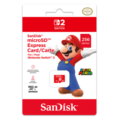 Nintendo Sandisk Microsd Express Card For Switch (256Gb) Size 2