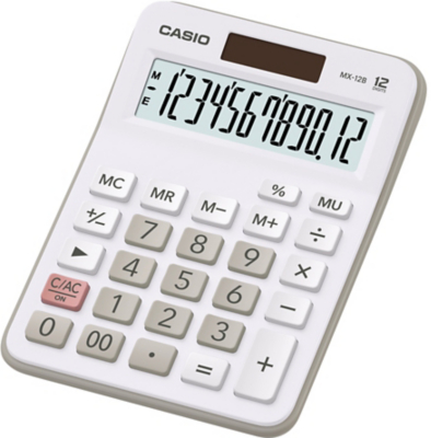 Casio MX12 Desk Calculator School at ASDA