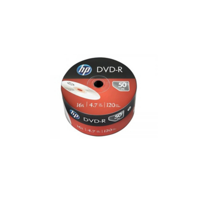 HP DVD-R 16X 4.7GB Wrap PK50 - Optical Media - DVD-R