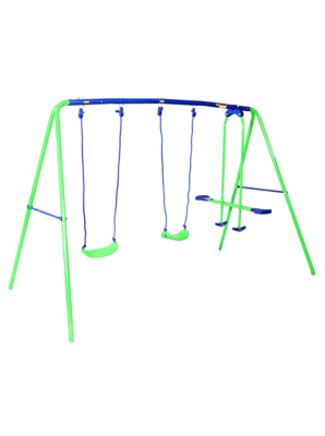 double swing set asda