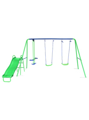 double swing set asda