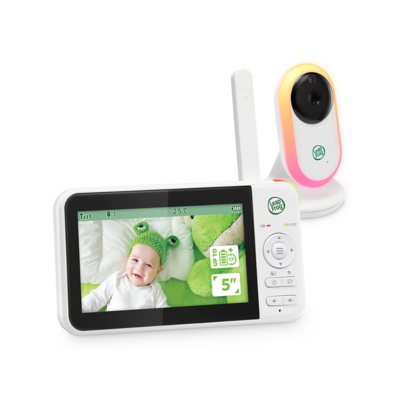LeapFrog LF2415 5” Video Baby Monitor with Night light-White