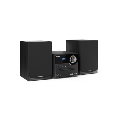 Sharp Xl-b517D(bk) Hi-fi Micro Sound System With Dab+ Radio And Bluetooth - Black, Black