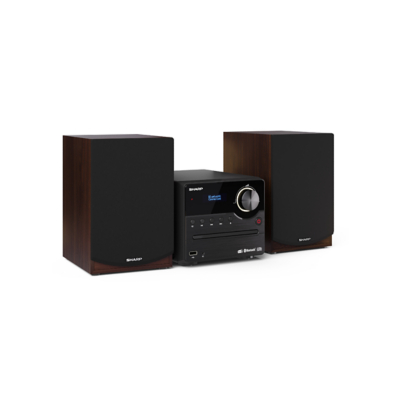 Sharp Xl-b517D(br) Hi-fi Micro Sound System With Dab+ Radio And Bluetooth - Brown, Brown