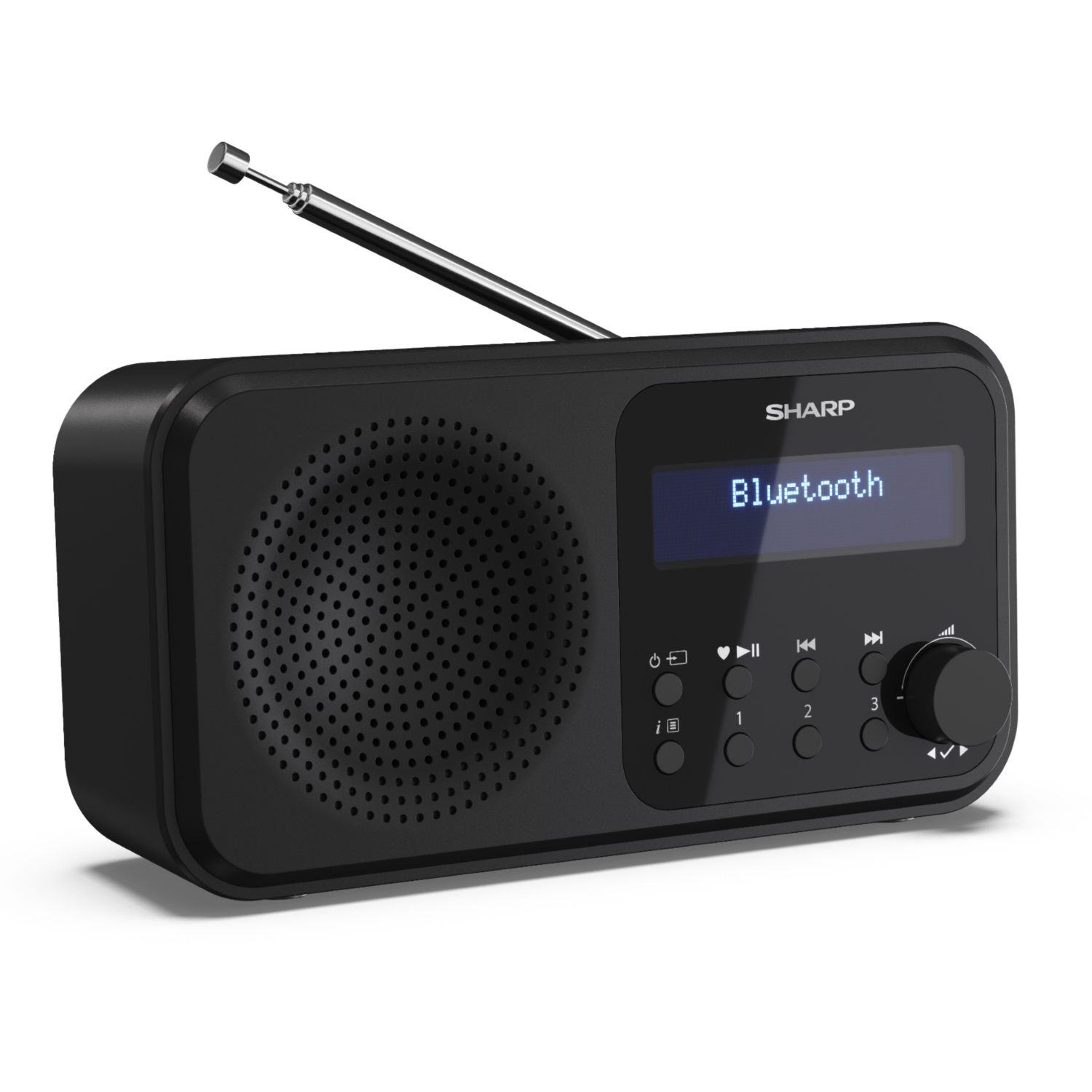Sharp Black Dab Radio