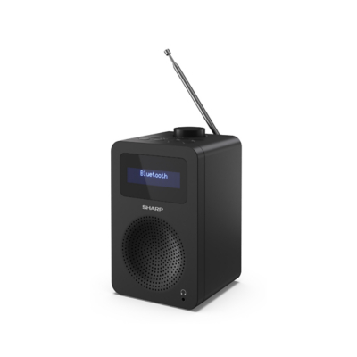 Sharp Dr-430(bk) Tokyo Digital Radio Dab+/Dab And Fm Radio With Bluetooth 5.0 - Black, Black
