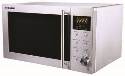 Sharp Solo R28STM 23L 800W Microwave Oven, Stainless Steel Home