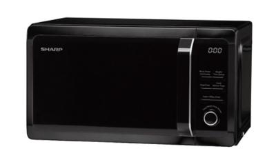 Sharp R764KM Grill 25L 900W Microwave Oven, Black Home at ASDA