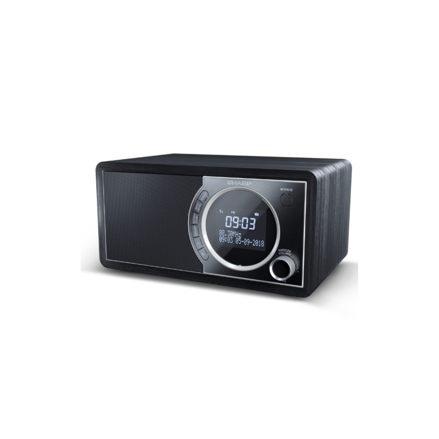 Sharp Dr-450(Bk) 6W Dab+ Fm Bed Side Radio With Bluetooth & Led Display - Black 4974019975863 - Image 10