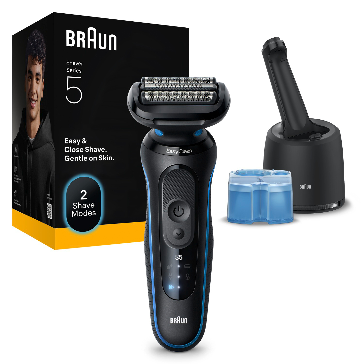 Braun Electric Shaver, Series 5, With SmartCare Center, 52-B7000cc, Blue, One Colour, Men - Image 15