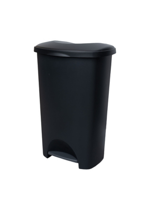Addis 50L Eco Black Pedal Bin Home at ASDA