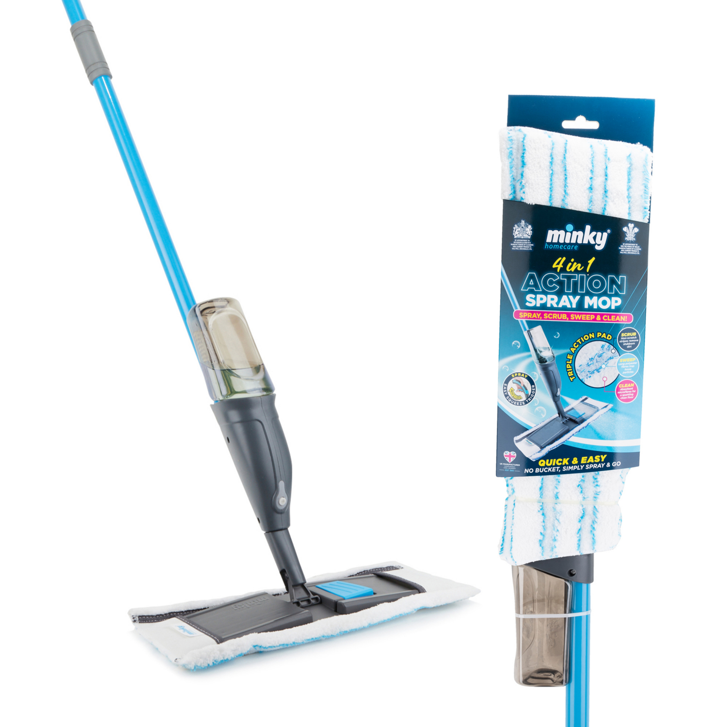 Minky Light 4 In 1 Spray Mop