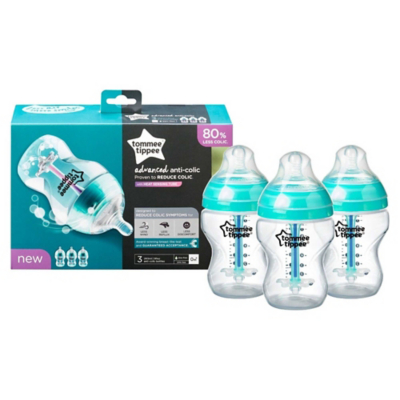 tommee tippee anti colic bottles asda