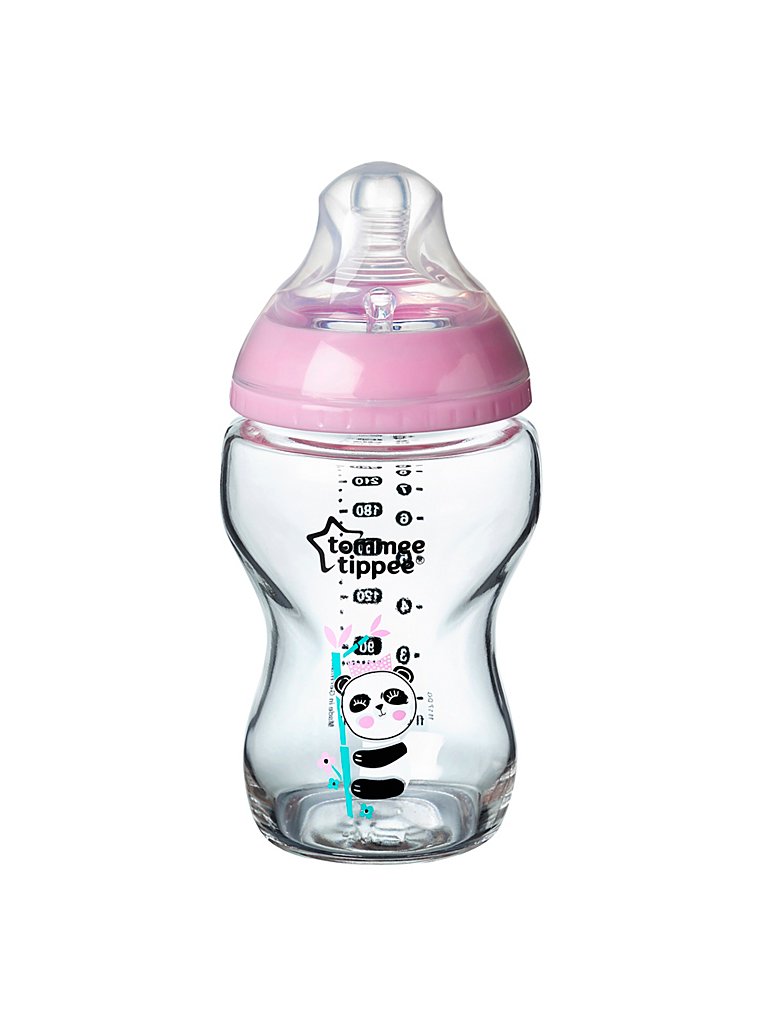 Tommee Tippee PP Closer to Nature Glass Feeding Bottle, 250 ml x 1