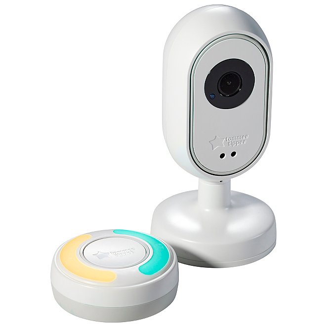 Tommee Tippee Dreamsense App-Enabled Smart Baby Monitor, HD Remote Tilt and Pan Night-Vision Camera, 2-Way Audio, Intelligent Pa