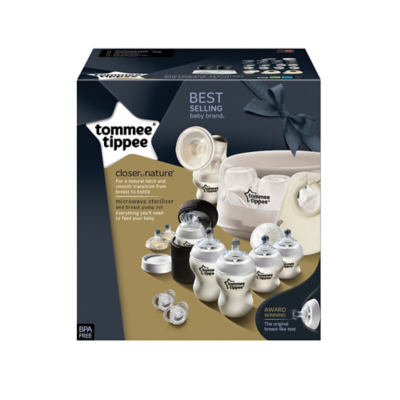 tommee tippee breast & bottle feeding essentials kit