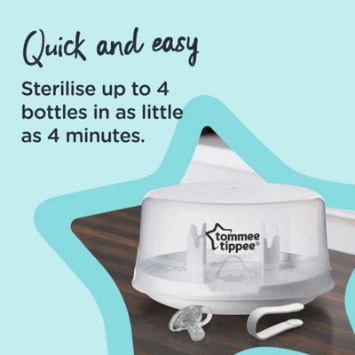 Tommee tippee steriliser black 2024 asda