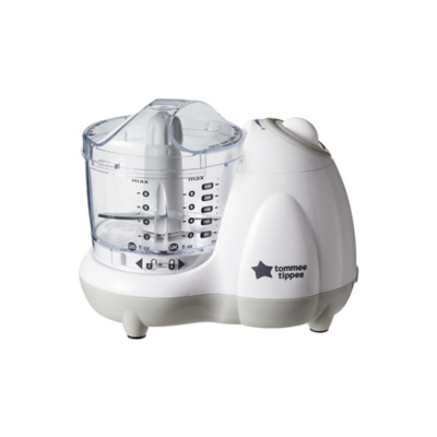 Tommee Tippee 500ml Quick-Chop Mini Baby Food Blender & Chopper with Glass Bowl